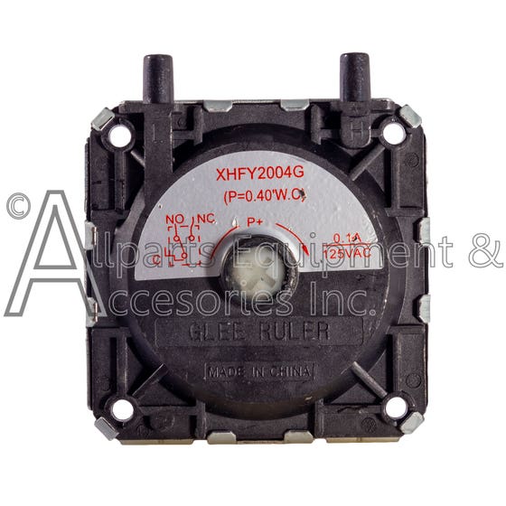 60146 PRESSURE SWITCH 0.40" WC front label