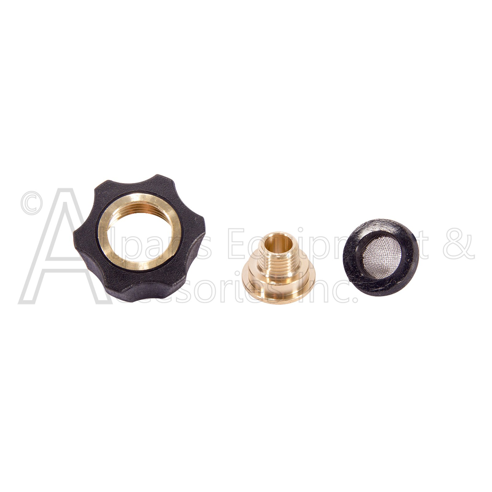 7110329 Water inlet kit with filter, ring nut and inlet connector