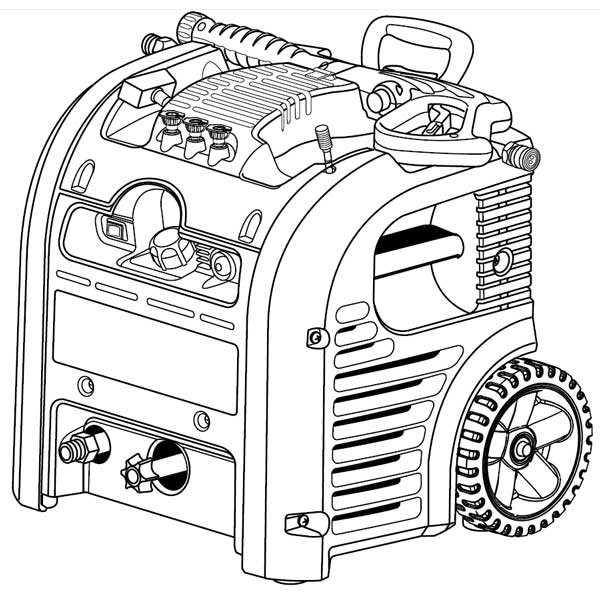 HU80522 2200 PSI Husky Pressure Washer