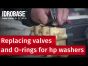 How to replace valves and O-rings of a professional hp washer