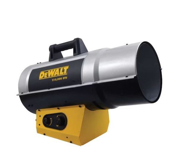 DXH210FAVT Dewalt forced air 210,000 BTU heater