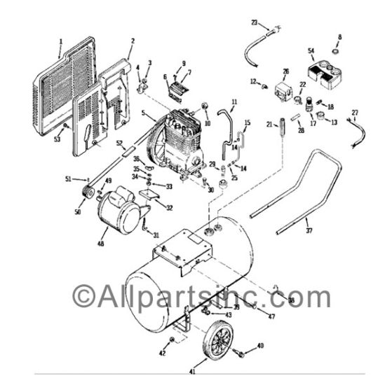 DEVILBISS 2.5HP/14 AIR COMPRESSOR