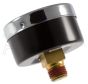 Pressure gauge Liquid Filled 300 PSI Center Back 1/4" NPT Male 2.5" FACE