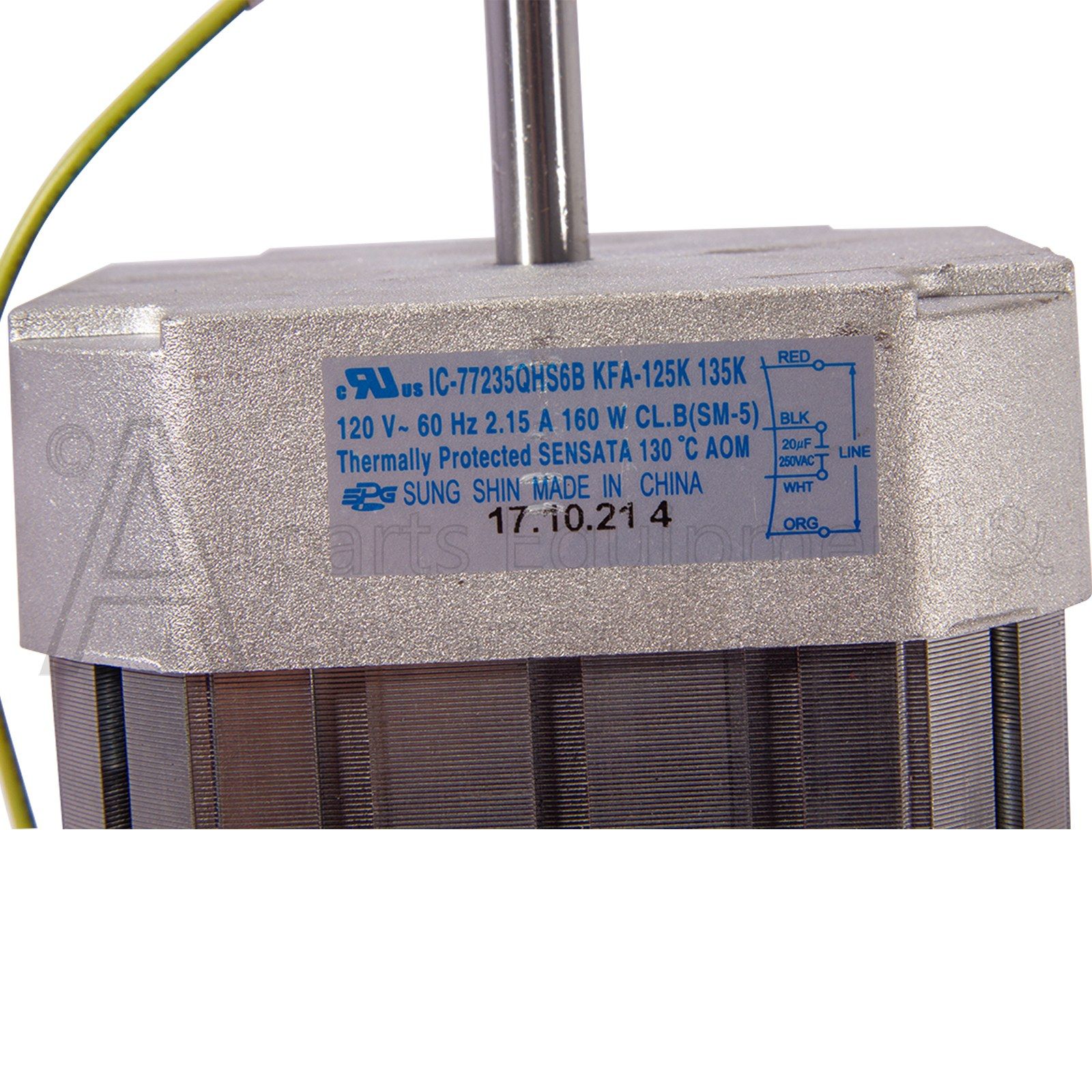 70-021-0510 Motor for 125K 135K portable heaters