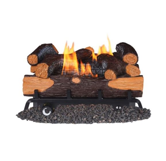 Remington 32000-BTU Propane Dual Burner Log Set