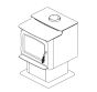 LENNOX WOOD-BURNING STOVE