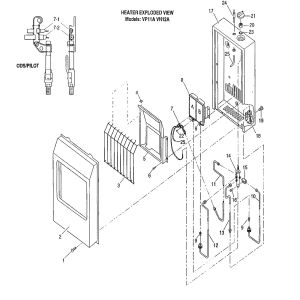 VANGUARD INFARED VENT-FREE GAS HEATER