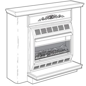 COMFORT GLOW RADIANT FLAME HEATER