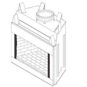DESA WOOD BURNING FIREPLACE
