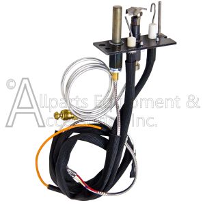 Isometric view of 20308978 Pilot Assembly with 4 way Hood for Liquid Propane