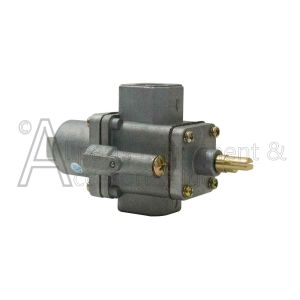 Front view of valve