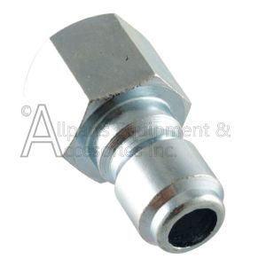 24.0075 plated steel qc plug 3/8fpt front view