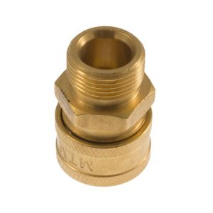 COUPLER BRASS 3/8 QUICK CONNECT X 22MM