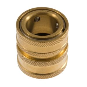 Garden Hose Coupler Quick Connect Fitting Brass 3/4 FGH