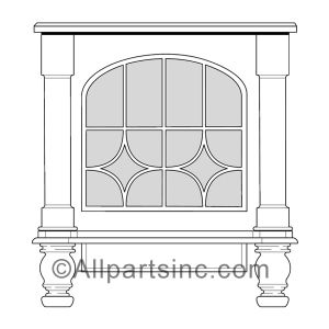 COMFORT GLOW CAST IRON STOVE