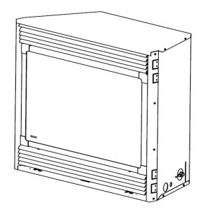 36LDVR 36-inch direct vent rear venting fireplace by Majestic