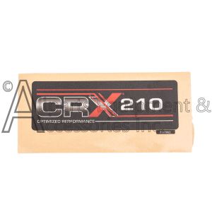 Decal for CRX210 Recoil Housing
