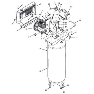 5HP 60Gall Oil lubricated Air Compressor