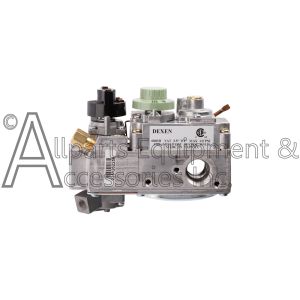 Dexen Natural Gas Millivolt Valve - Fixed Flame Height Thermostatically Controlled Muti-Port Universal Fit
