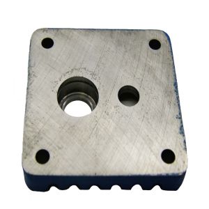 PLATE VALVE F PUMP CI PAINTED BLUE F40