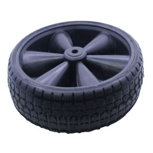 WHEEL 10 INCH HARD PLASTIC WITH TREADS