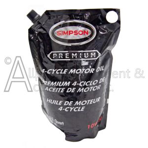 7100024 SIMPSON ENGINE OIL QUART 30W NON DETERGENT