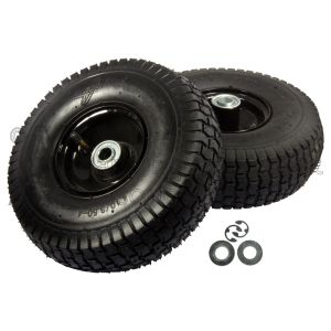 WHEEL SERVICE KIT INCLUDES TWO 10" BLACK RIM WITH HARDWARE