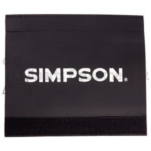 HANDLE GRIP KIT, SIMPSON BLACK W/ WHITE