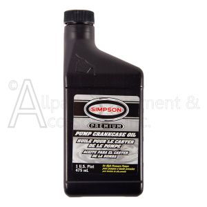 Front of 7106737 Simpson pump oil