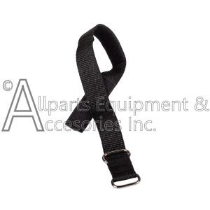 The black 7106830 pressure hose holding strap.