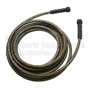 View of hose coiled
