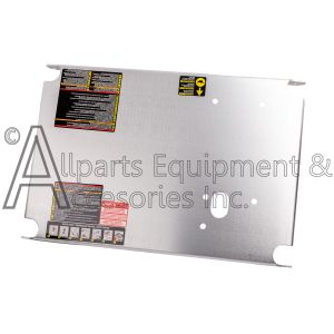 7109040 pressure washer base plate with labels
