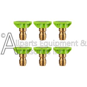 7113842 pack of green 25 degree pressure washer spray nozzles