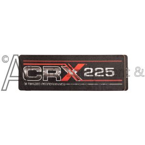 Decal for CRX225 Recoil Housing