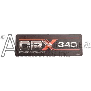Decal for CRX340 Recoil Housing