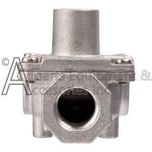 The outlet on the 80078 regulator.
