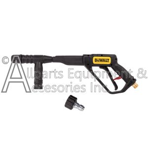 The 80173 DeWalt spray gun, with the quick-connect adapter shown detached