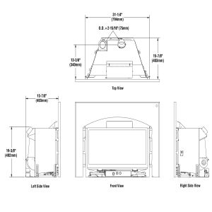 IRONSTRIKE DIRECT-VENT FIREPLACE INSERT