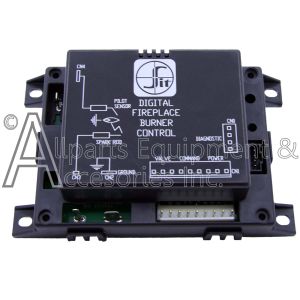 The 911-625 digital fireplace burner control board with connector info.