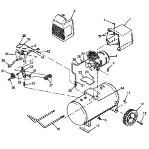 DeVilbiss Oil-Free 1.0 HP Air Compressor