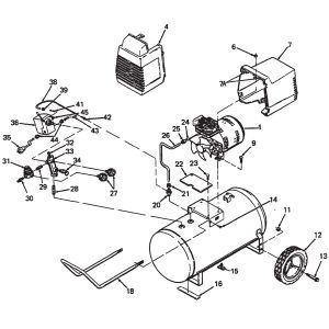 DeVilbiss Oil-Free 1.0 HP Air Compressor