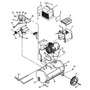 DEVILBISS OIL-FREE 2.5 HP AIR COMPRESSOR