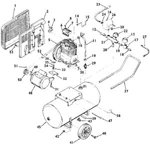DEVILBISS 2.5 HP AIR COMPRESSOR