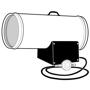 MASTER LPW GAS PORTABLE HEATER