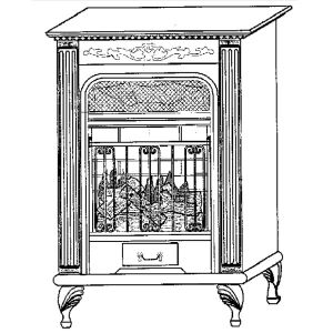 Vent free fireplace