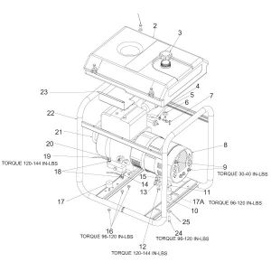 4000W 8HP Generator