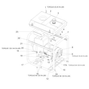 GEN 5000W 10HP B&S