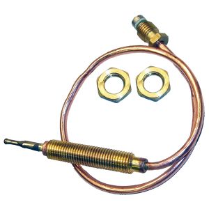 THERMOCOUPLE WITH NUTS 12 INCH