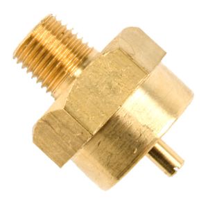 1/4" Male pipe thread X 1"-20 Female thr