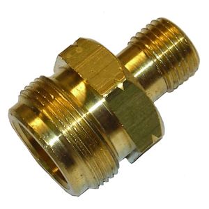 9/16" LEFT HAND MALE THREAD X 1"-20 THRO